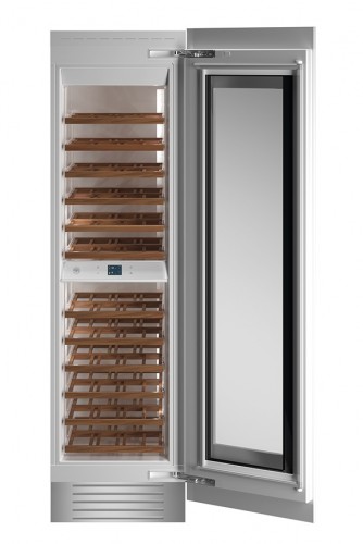 Adega para revestir Bertazzoni WC605BRP2T com puxador Heritage.