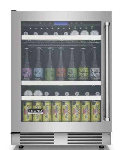 Cervejeira Tecno Professional TR14CVDC de 60 cm em inox escovado.