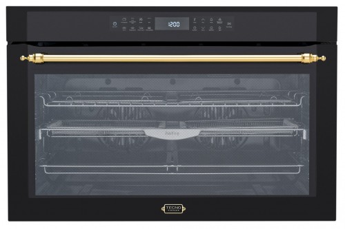 Forno Tecno Vintage TO138 EXDNMV2 com Airfry na cor preto fosco.