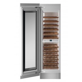 Adega para revestir Bertazzoni Heritage HER WC605BLP2T com puxador Heritage.