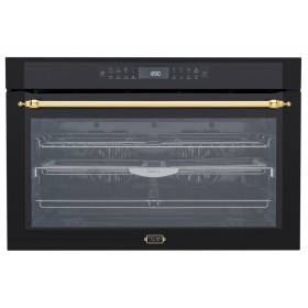 Forno Tecno Vintage TO138 EXDNMV2 com Airfry na cor preto fosco.