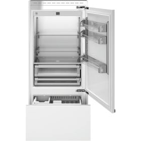 Refrigerador com Portas para Revestir de Embutir Bertazzoni Heritage HER REF905 BBRPTT com puxadores Heritage.
