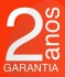 Garantia de 2 Anos: contra defeitos de fabricação.