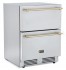 Para Uso no Piso ou Embutida: possui gabinete todo em aço inox com proteção anti-manchas.