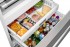 Flex Mode: permite escolher a temperatura no compartimento inferior para uso como freezer (de - 22 °C a - 15 °C), refrigerador (de + 2 °C a + 8 °C ) ou compartimento Fresh Mode ( de - 2 °C a + 2 °C ).