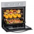 Ventilação por Convecção: prepara simultaneamente diferentes pratos no forno sem misturar os odores e sabores dos alimentos. Oferece uma redução de 25% do tempo de preparo e permite utilizar toda a capacidade do forno.