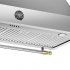 Filtros Baffle Profissionais: em aço inox, captam e armazenam uma maior quantidade de gorduras nos defletores que proporciona alta performance sem obstrução do filtro, menor manutenção e maior segurança ao flambar alimentos. Os filtros podem ser lavados em lava-louças.